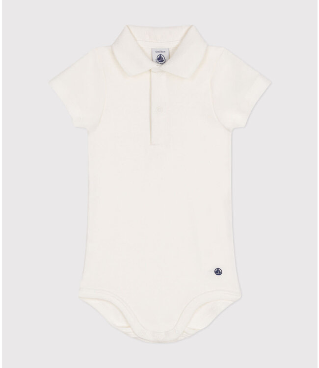 Petit Bateau BODY POLO A09zh MARSHMALLOW Male