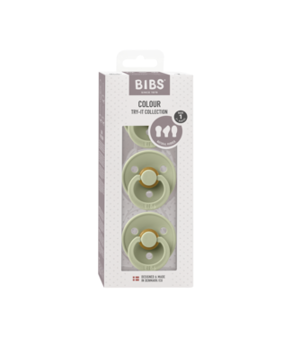 BIBS Try-it-3 pack - Sage Size 1 Sage