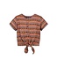 B.NOSY Y402-5131 Bibi knot t-shirt allover aztec