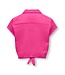 ONLY KOGTHYRA CAPSLEEVE KNOT SHIRT Raspberry Rose