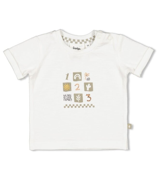 Feetje 51700859 T-shirt - Cool Family Offwhite