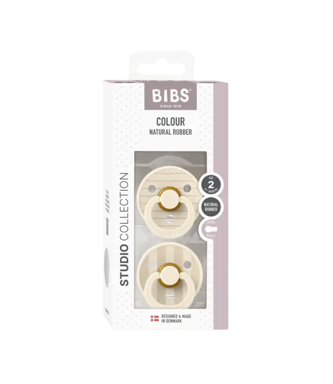 BIBS Studio Colour Pin 2 Ivory Vanilla Mix