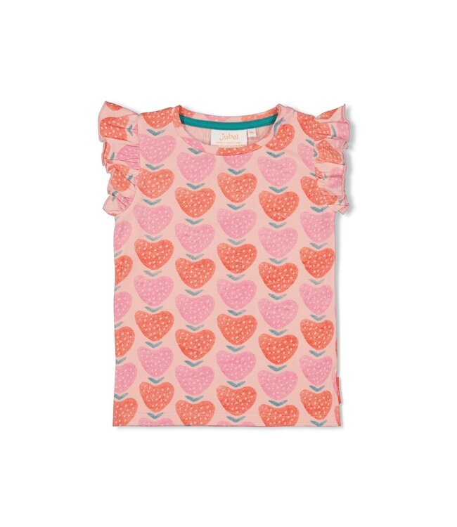 Jubel 91700384 T-shirt AOP - Berry Nice l.Roze