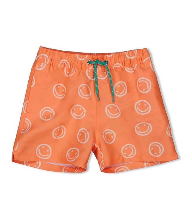 Sturdy 73200013 Zwemshort AOP - Checkmate Neon Oranje