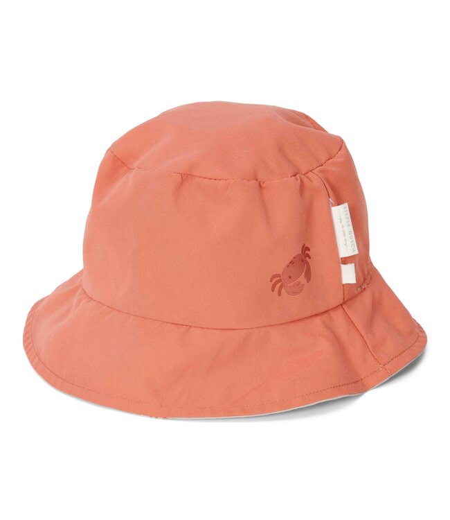 Little Dutch CL2404800 Reversible zonnehoedje Coral / Lobster Bay -