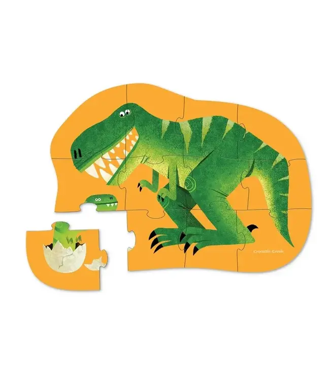 Crocodile Creek 12-pc Mini Puzzle Dino/Just Hatched