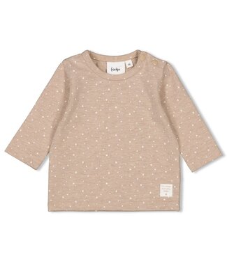 Feetje Longsleeve AOP taupe melange