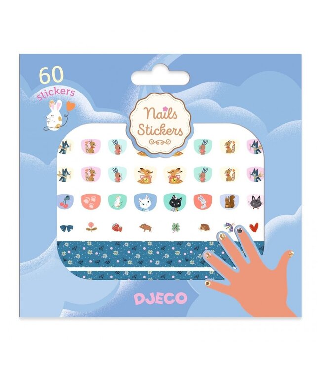 DJECO Nagelstickers - Cutie 120 stickers - vanaf 3+ jaar