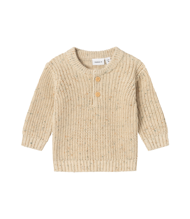 Name it baby NBMNESALLE LS KNIT 13233124 Summer Sand