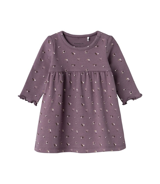 Name it baby NBFOLINNE LS DRESS 13233609 Arctic Dusk