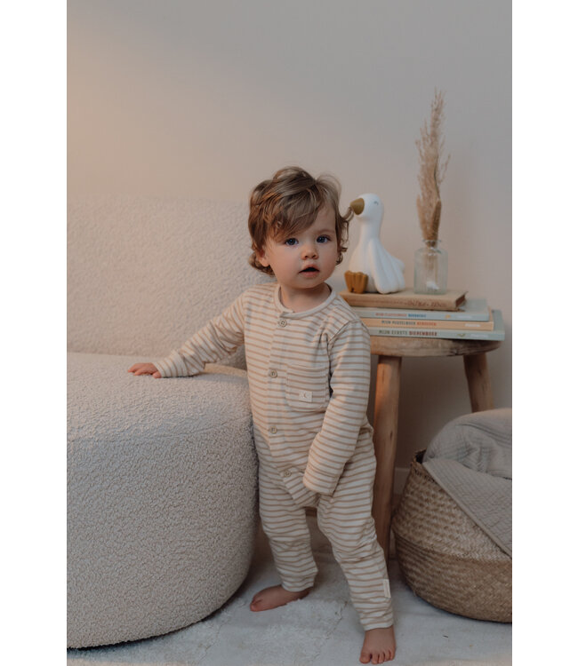 Little Dutch Éen-delige Pyjama Natural Stripes