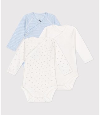Petit Bateau SET 3  BABYROMPERTJES