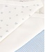 Petit Bateau SET 3 KATOENEN BABYROMPERTJES LANGE MOUW - A0CB8