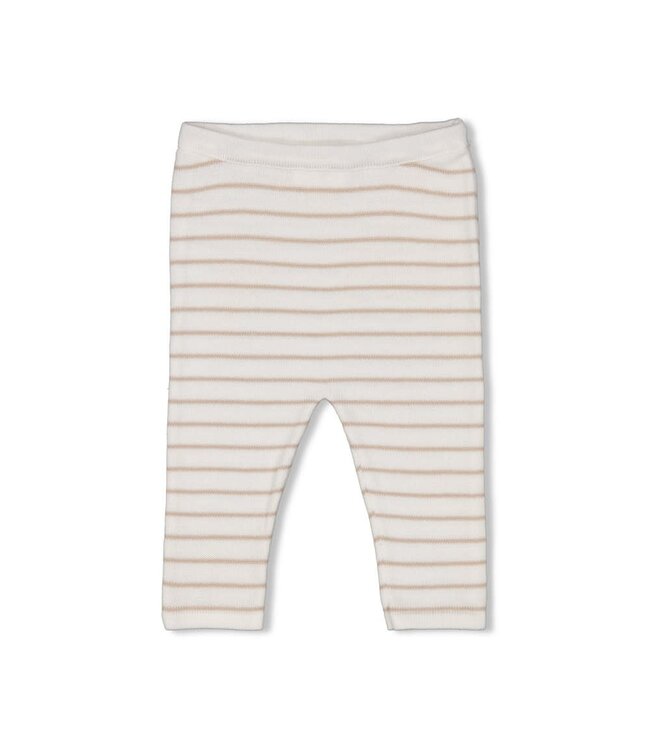 Feetje 52202356 Broek streep gebreid - Essential Knits Taupe