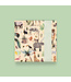 Piraten & Prinsessen Ingepakt in Jungle Beige - Pistache cadeaupapier