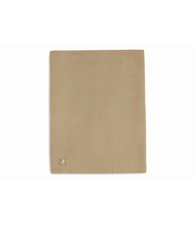 Jollein Deken wieg 75x100cm Basic knit  516-511 oatmeal
