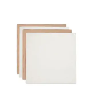 Jollein Hydrofiele Doek Small 70x70cm - Biscuit/Ivory - 4 Stuks