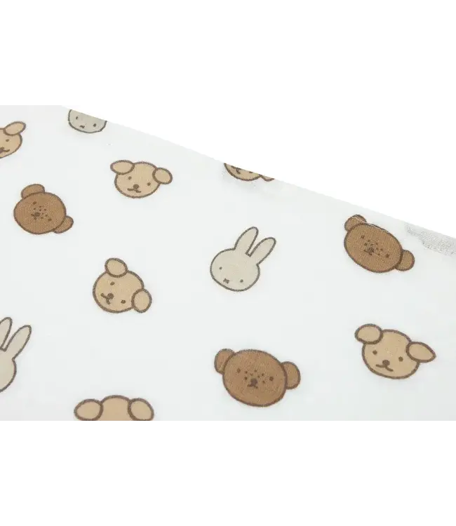 Jollein Hydrofiele Doek Large 115x115cm - Miffy and Friends - 2 Stuks