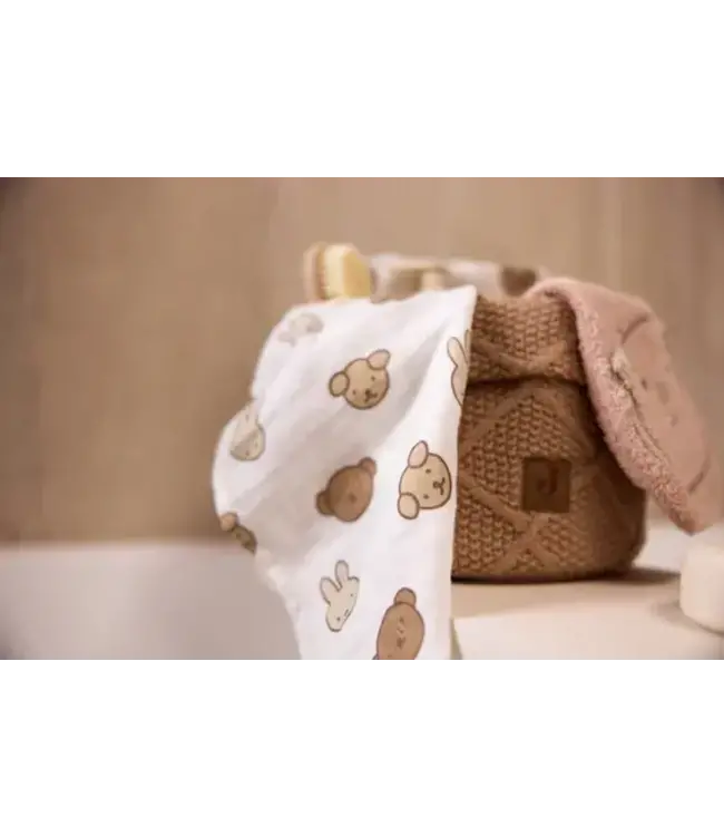 Jollein Hydrofiele Doek Large 115x115cm - Miffy and Friends - 2 Stuks