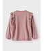 Name it mini 13233184 NMFABINNE LS KNIT CARD NOOS Deauville Mauve tone in tone lurex