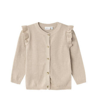 Name it mini Vestje goudkleurig draad