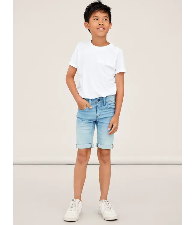 Name it 13150022 - NKMSILAS SLIM DNM SHORTS 2272-TX  - Light Blue Denim