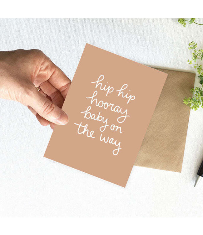 Piraten & Prinsessen Kaart - hip hip hooray baby on the way
