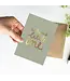Piraten & Prinsessen Kaart - Welcome Little one - Groen met goudfolie