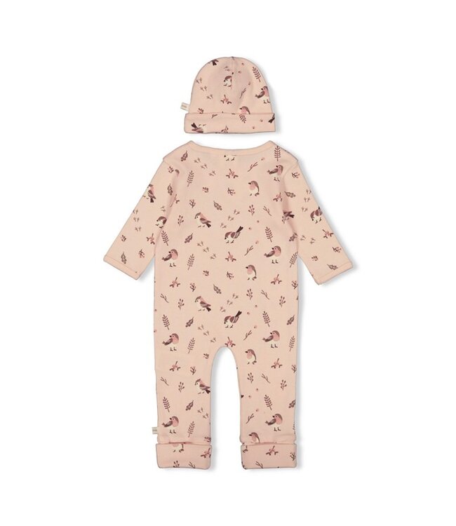 Feetje 54000084 - Geschenkset 1-delig pak + muts AOP - Roze