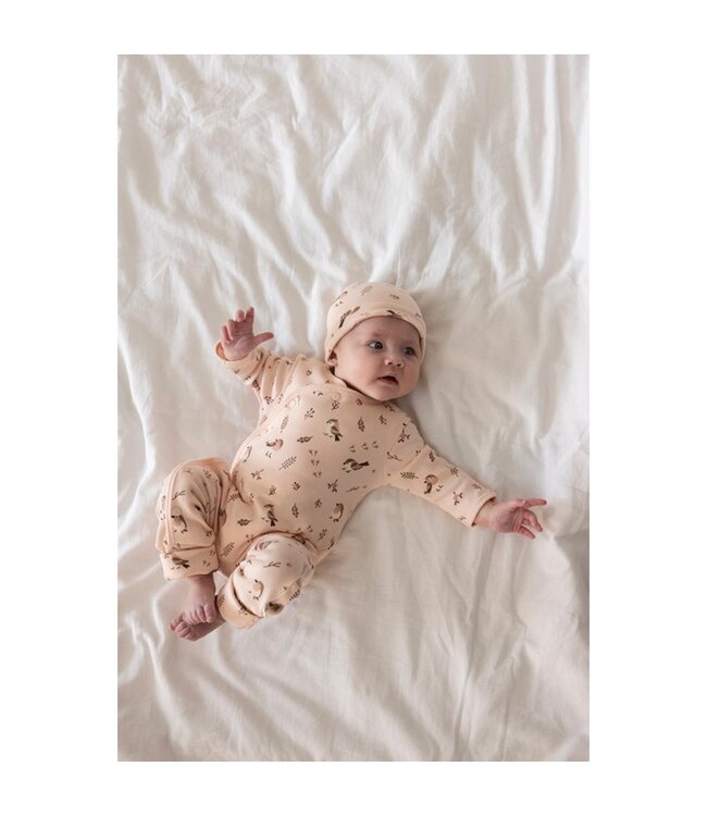 Feetje 54000084 - Geschenkset 1-delig pak + muts AOP - Roze