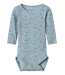 Name it baby NBMKOALKAB LS BODY 13244477 Dusty Blue