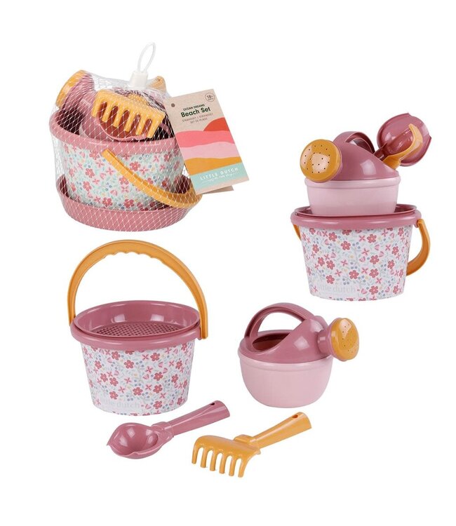 Little Dutch Pink Flower Strandset 20144469 Pink Flower