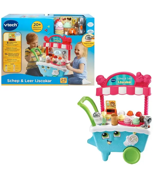 Little Dutch Preschool Schep en Leer Ijscokar 2003654