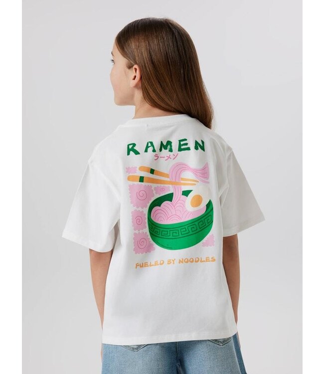 Name it 13249870 NKFFANNIE SS NREG TOP Bright White RAMEN
