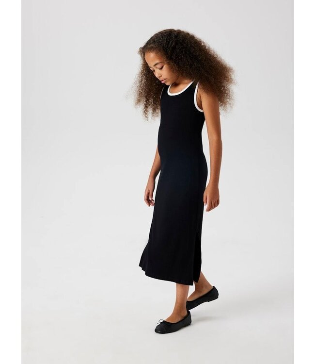 Name it 13246145 NKFJALLY SLIM SL LONG DRESS Black