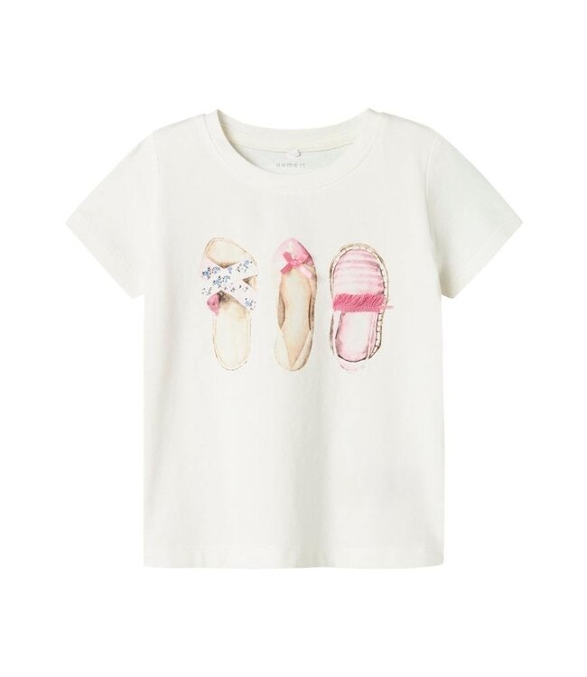 Name it mini 13241017 NMFDESSY SS TOP Cloud Dancer