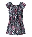 Name it mini CS 13218322 NMFVINAYA SS  PLAYSUIT Carmine Rose CUTE FLOWERS
