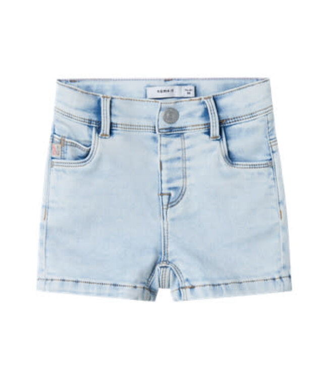 Name it mini 13229338 NMFSALLI SLIM DNM SHORTS 1842-TH H Light Blue Bleached Denim