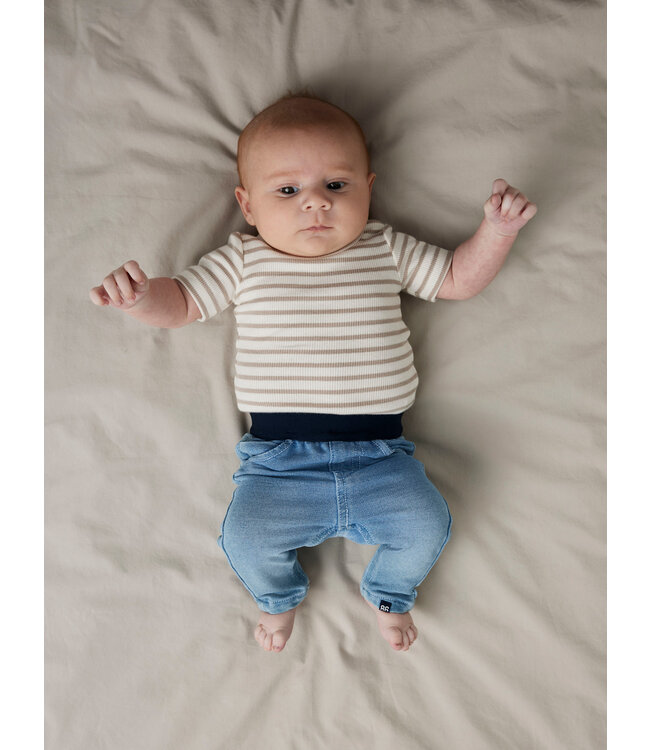 Name it baby 13217777 NBMSILAS SLIM SWE JEANS - Light Blue Denim