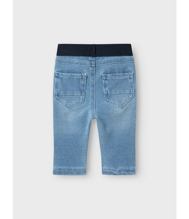 Name it baby 13217777 NBMSILAS SLIM SWE JEANS - Light Blue Denim