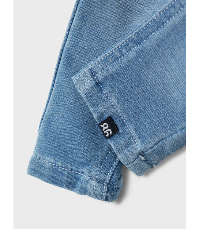 Name it baby 13217777 NBMSILAS SLIM SWE JEANS - Light Blue Denim