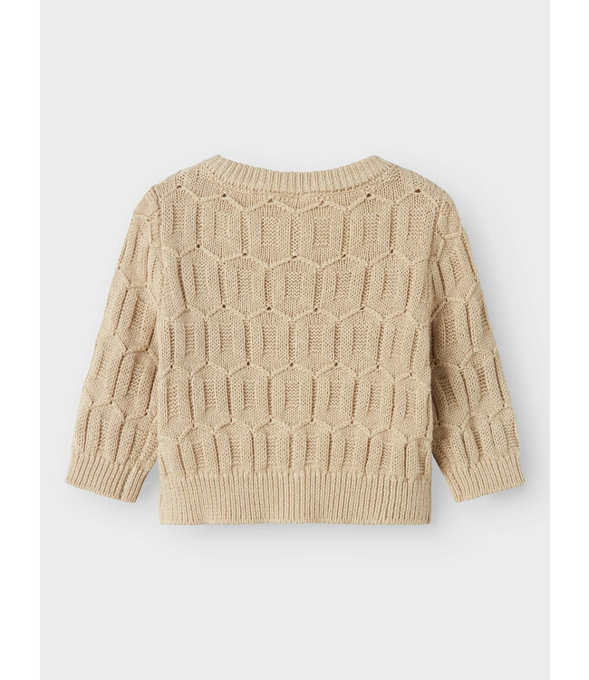 Name it baby 13245757  NBNLOMMA LS KNIT - Peyote