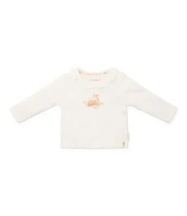 Little Dutch Shirt lange mouw - Ruches - Wit - Fairy Garden