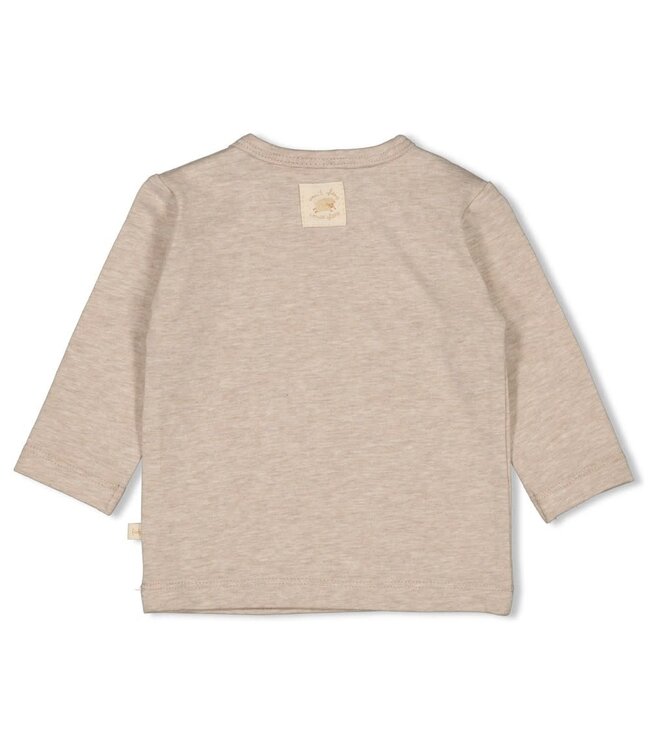 Feetje 51602680 Longsleeve - Sleepy Sheepy Taupe melange