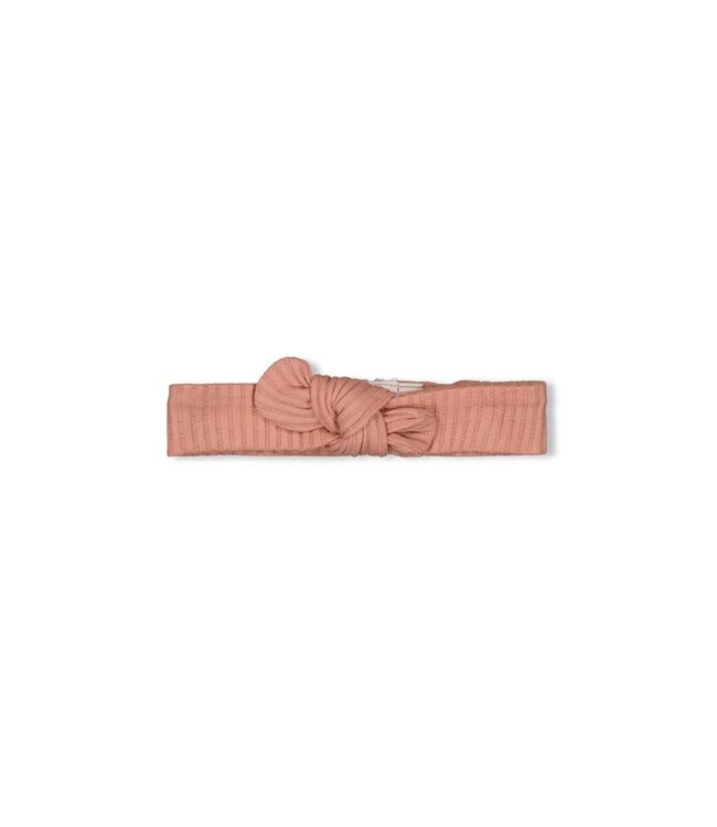 Feetje 53100689 Haarband ajour rib - Morning Sun Roze