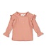 Feetje 51602596 Longsleeve ajour rib - Morning Sun Roze