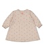 Feetje 51400558 Jurk rib AOP - Morning Sun Taupe melange