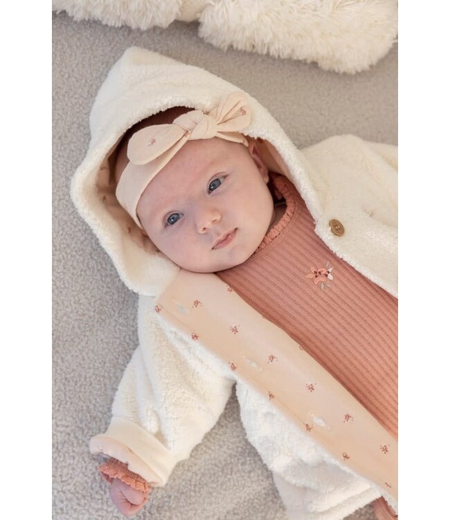 Feetje 51800352 Teddy jasje met capuchon - Morning Sun Offwhite