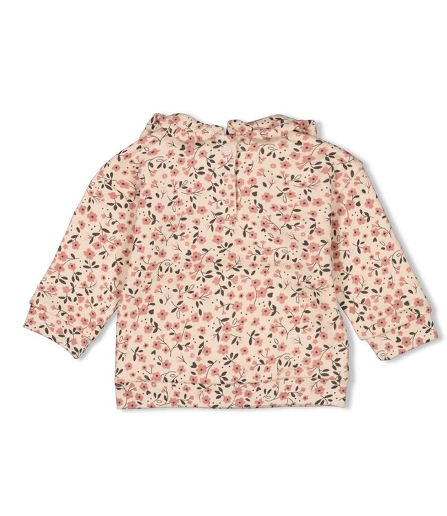 Feetje 51602609 Sweater AOP - Woodland Bloom Offwhite