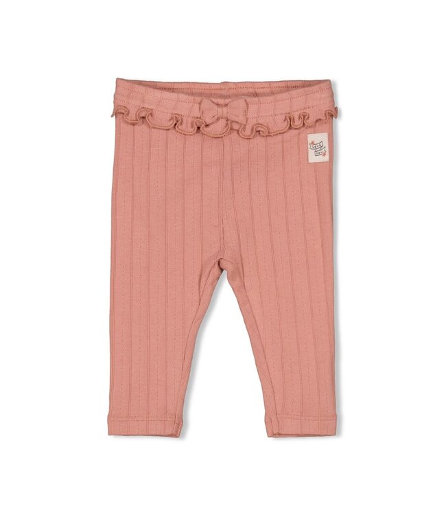 Feetje 52202403 Legging pointelle rib - Woodland Bloom Mauve